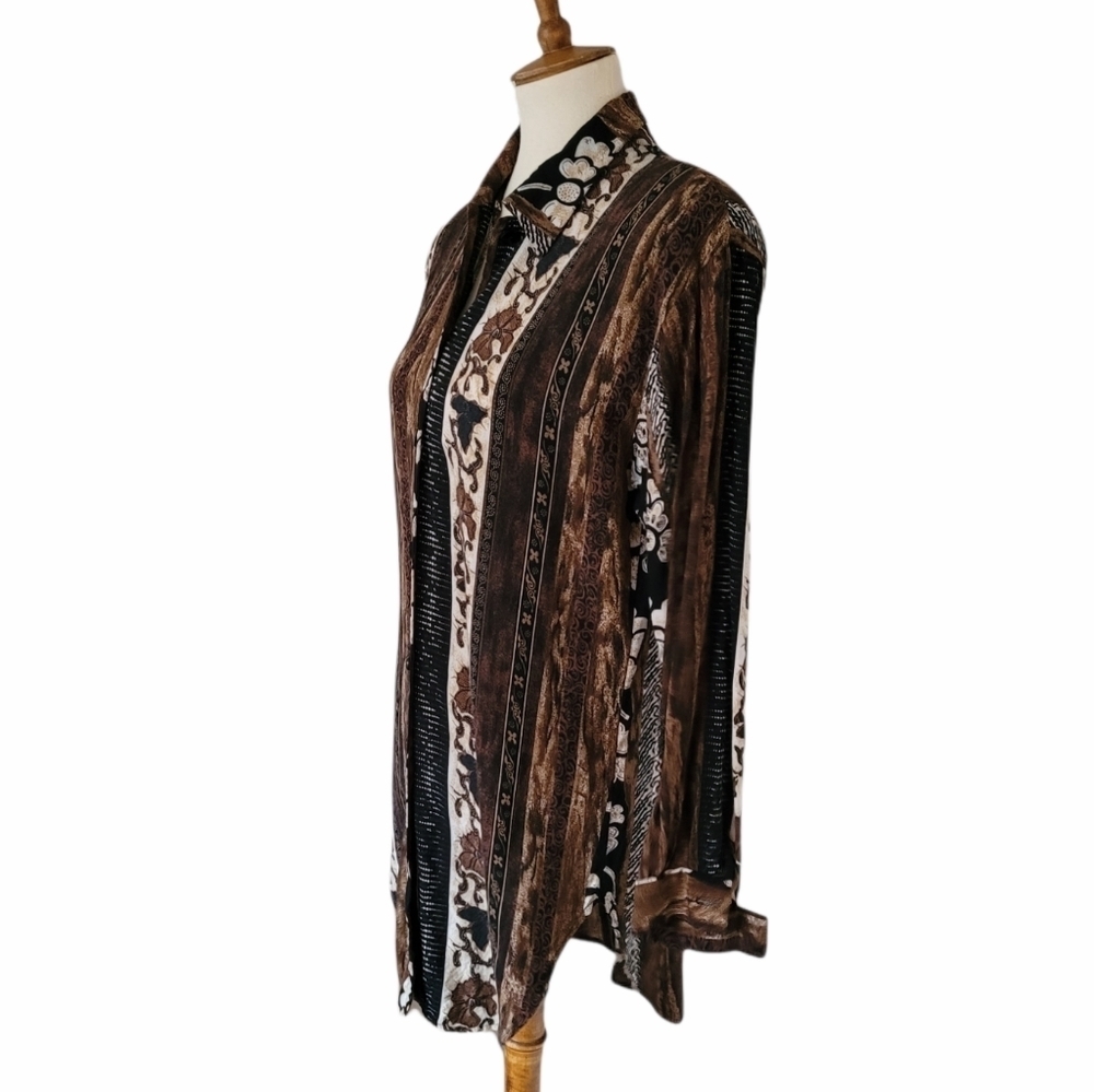 Vintage - Betsy Things‎ Mixed Pattern Tunic